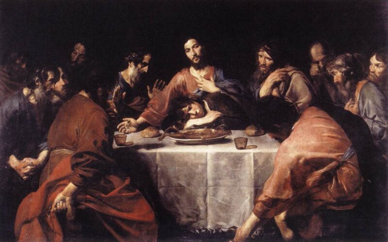last supper - valentin de bologne