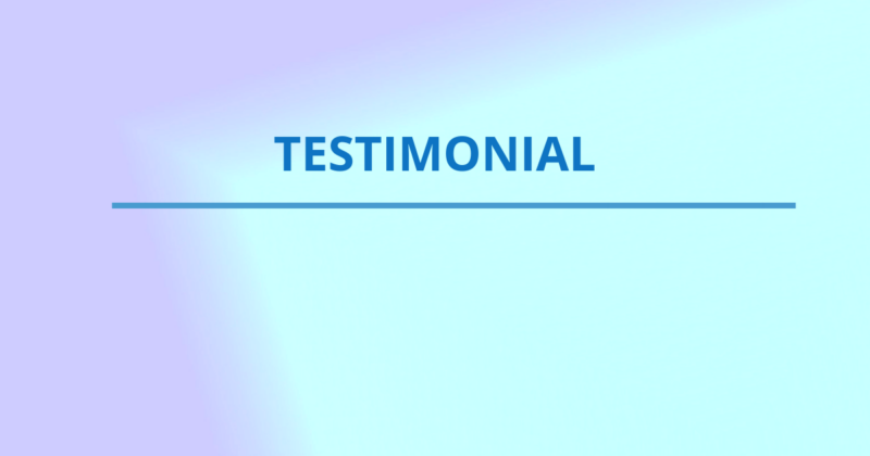 testimonial